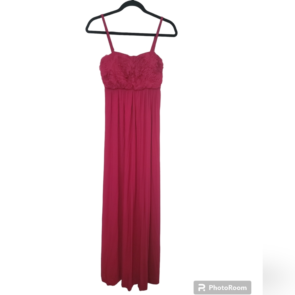 SOMA Casual Luxury Cami Applique Maxi Dress Sz S